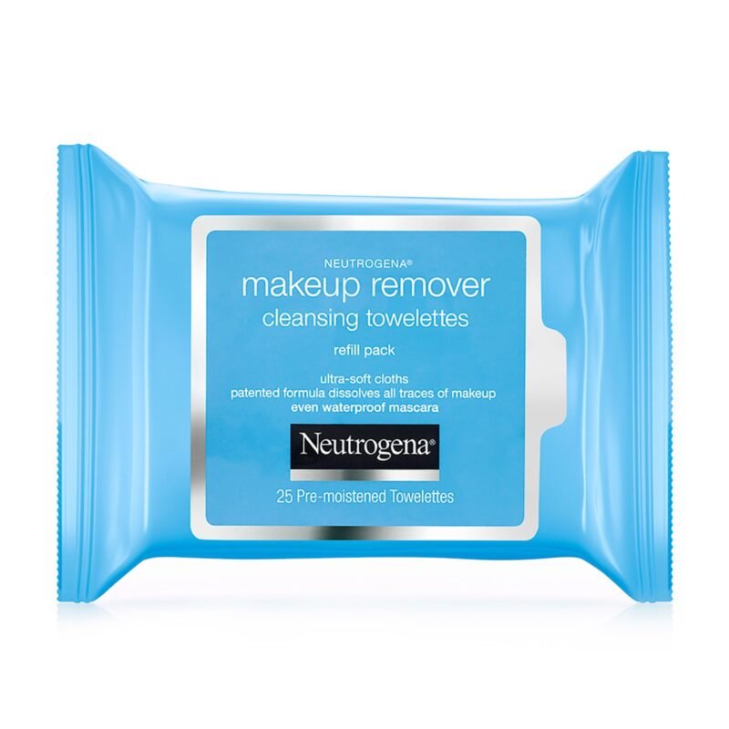 NEUTROGENA TOALLITAS DESMAQUILLANTES PAQUETE X 25 UNIDADES (JOHNSONS)