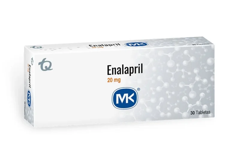 ENALAPRIL 20 MG CAJA X 30 TABLETAS (MK)