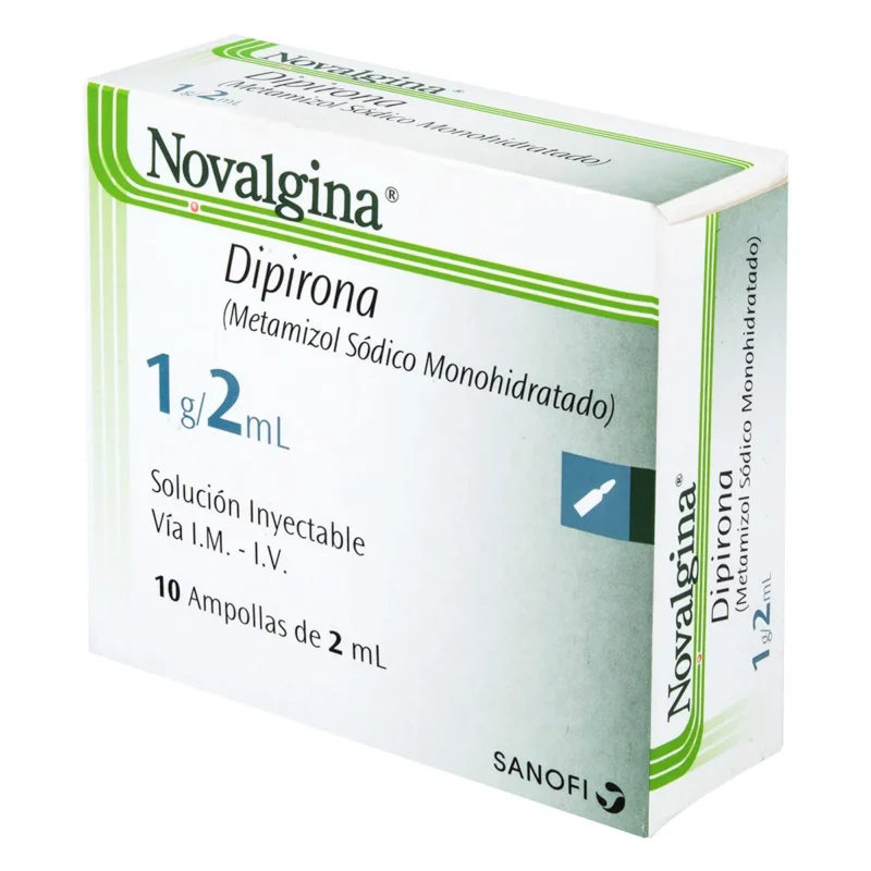 NOVALGINA INYECTABLE 2 ML CAJA X 10 AMPOLLAS (OPELLA)