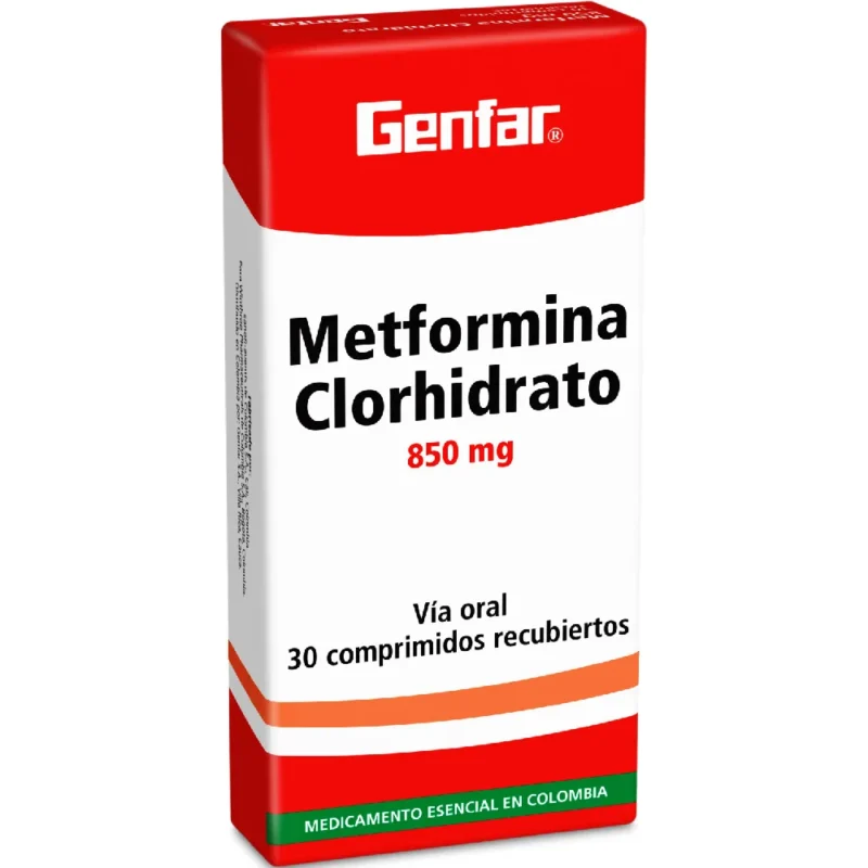 METFORMINA 850 MG (GENFAR)  X 30 TABL