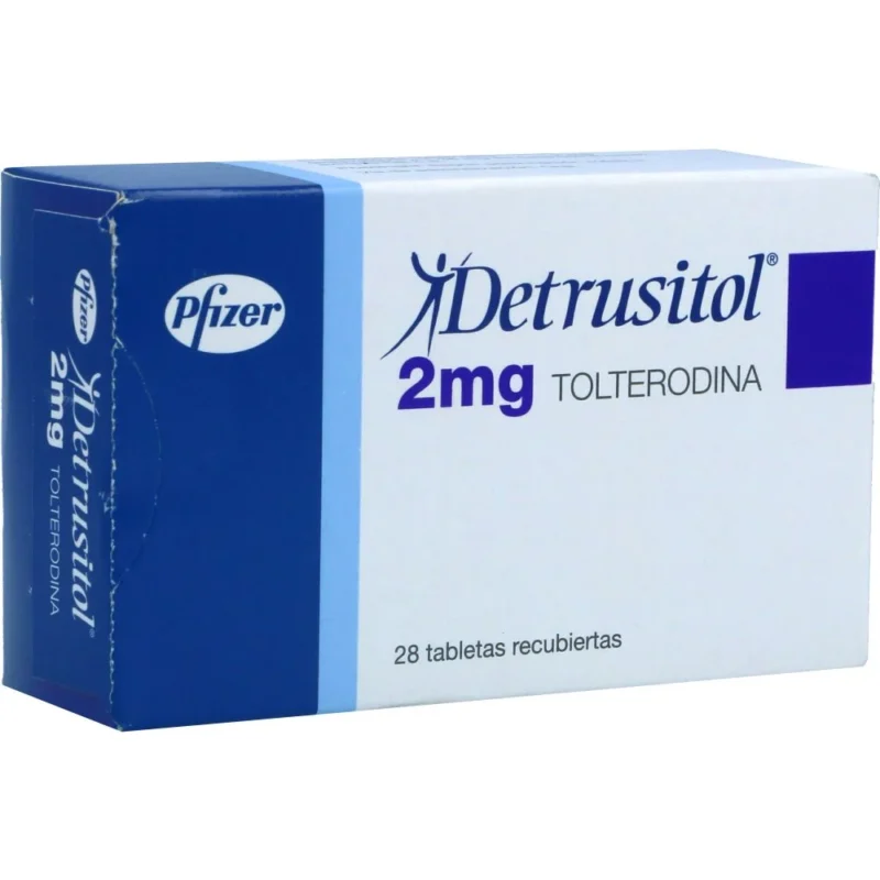 DETRUSITOL 2 MG CAJA X 28 TABLETAS (PFIZER)