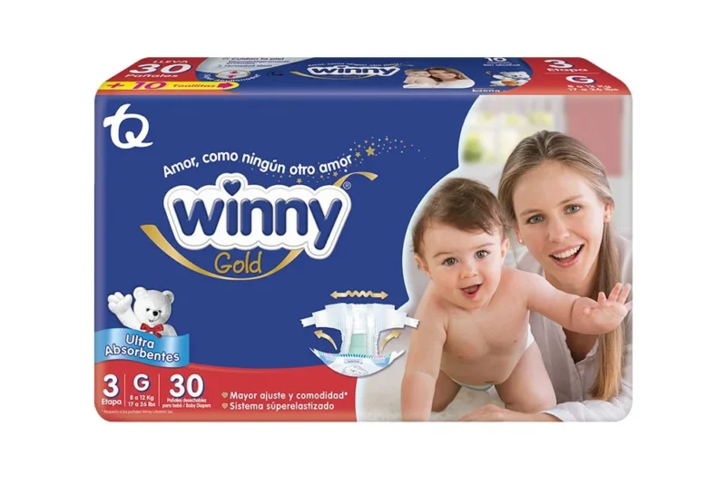 WINNY ULTRATRIM GOLD ETAPA 3 BOLSA X 30 PAÑALES (TECNOQUIMICAS)