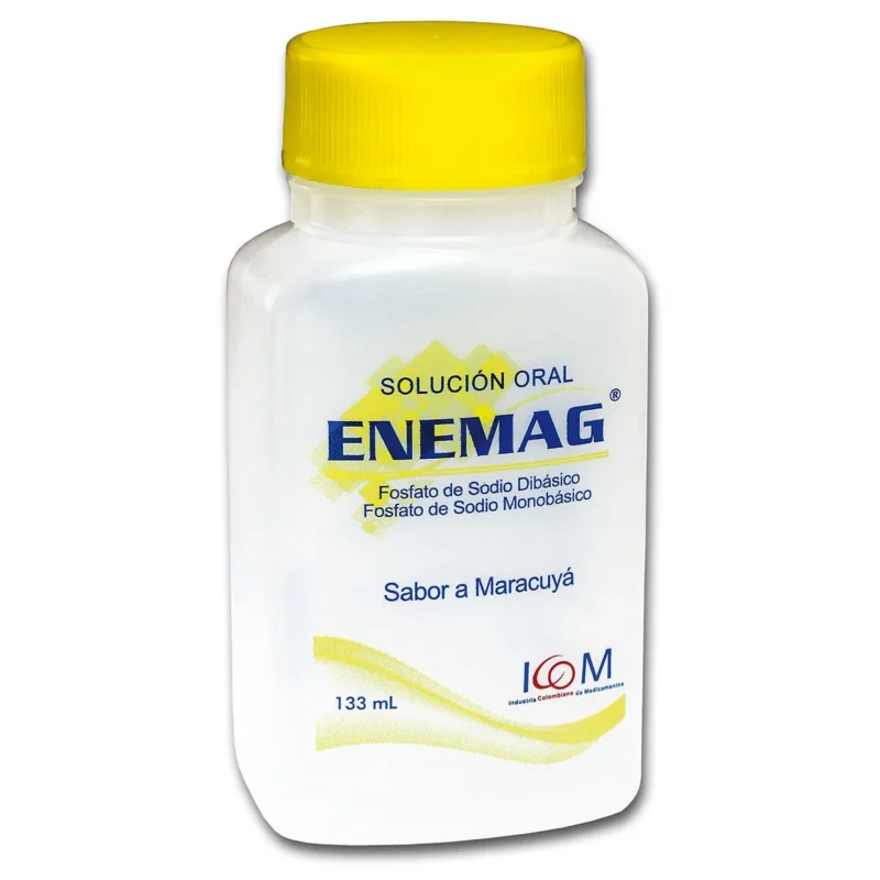 ENEMAG ORAL SABOR A MARACUYA FOSFATO DE SODIO FRASCO X 133 ML (ICOM)