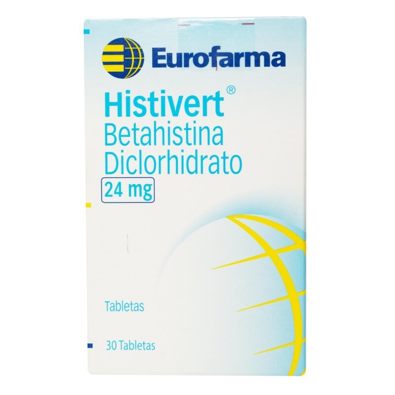 HISTIVERT 24 MG CAJA X 30 TABLETAS (EUROFARMA)