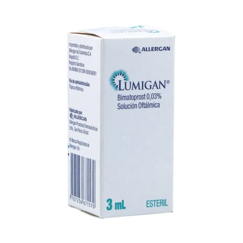 LUMIGAN SOL OFTALMICA (BIMATOPROST)ALLERGAN) X 3 ML