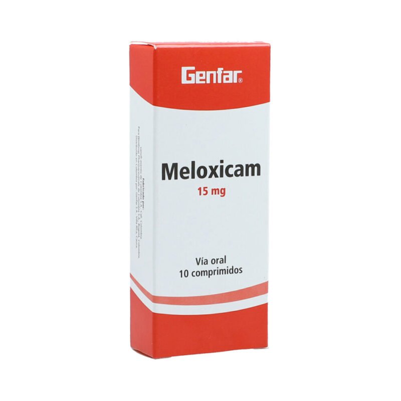 MELOXICAM 15 MG CAJA X 10 TABLETAS (GENFAR)