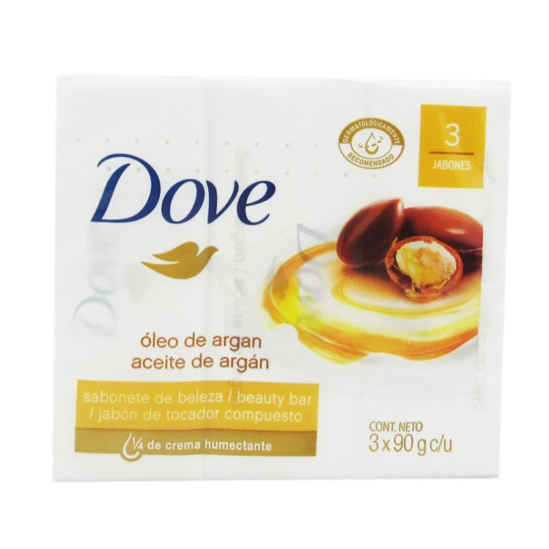 DOVE OLEO ARGAN JABON CAJA X 3 UNIDADES (UNILEVER)