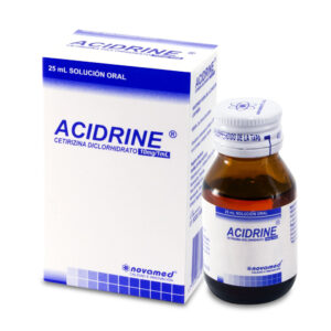 ACIDRINE GOTAS CETIRIZINA FRASCO X 25 ML (NOVAMED)