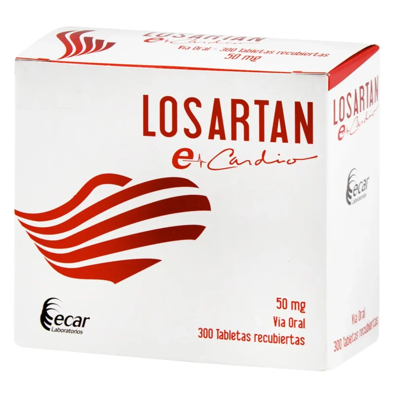 LOSARTAN 50 MG CAJA X 300 TABLETAS (ECAR)