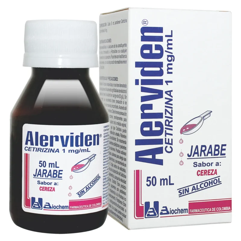ALERVIDEN JARABE FRASCO X 50 ML (BIOCHEM)