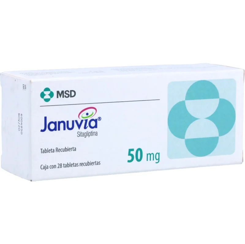 JANUVIA 50 MG CAJA X 28 TABLETAS (M SHARP)