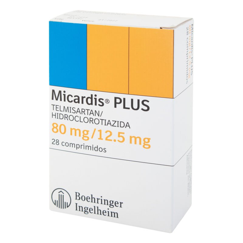 MICARDIS PLUS 80 MG/12.5 MG (BOEHRINGER) X 28 TAB
