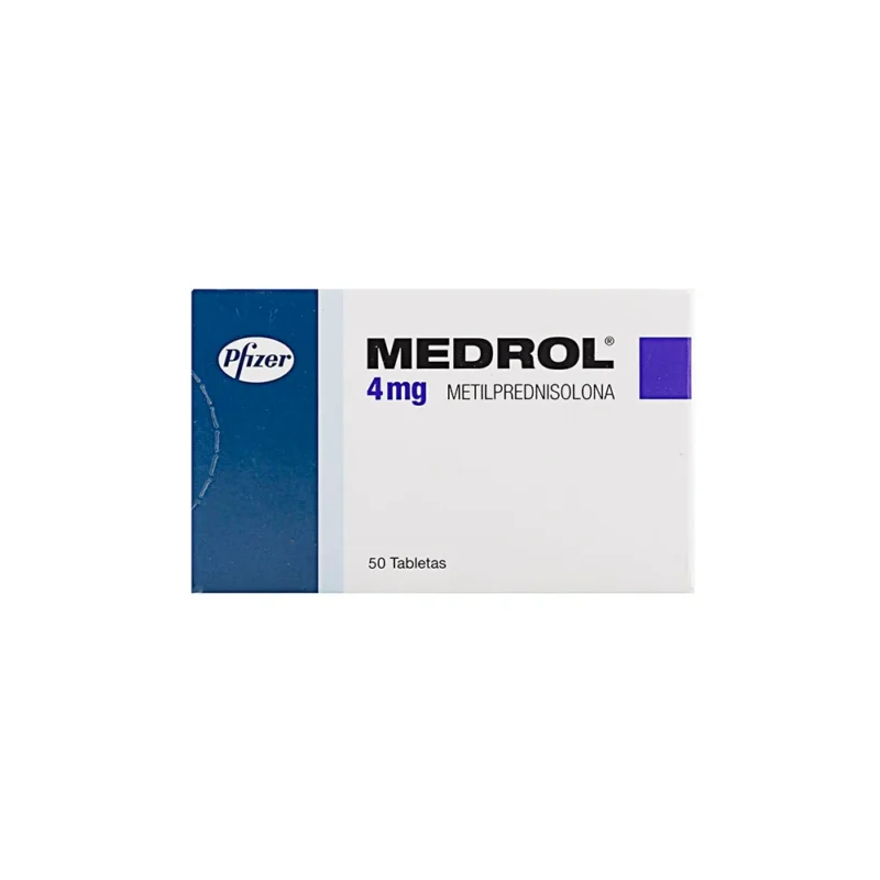 MEDROL 4 MG  CAJA X 50 TABLETAS (PFIZER)
