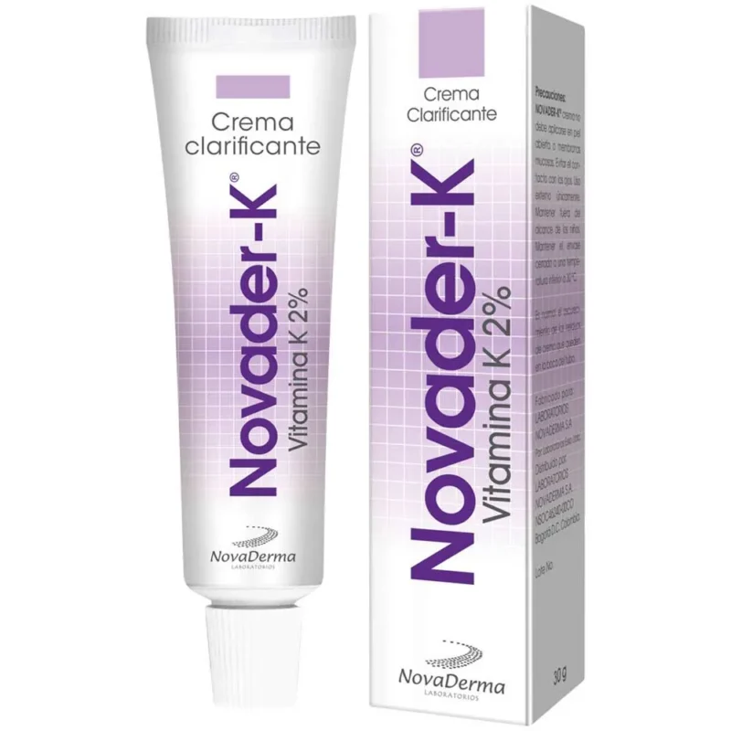 NOVADER K CREMA CLARIFICANTE (NOVADERMA) TUBO X 30 GR