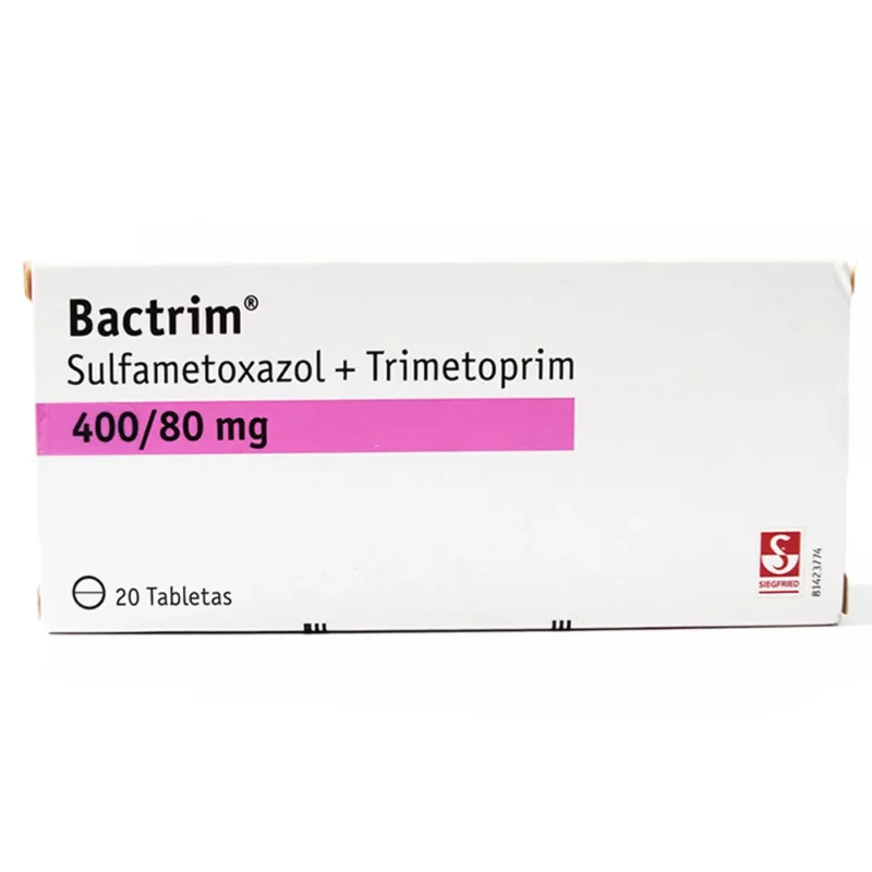 BACTRIM 80/400 MG  CAJA X 20 TABLETAS (SIEGFRIED)