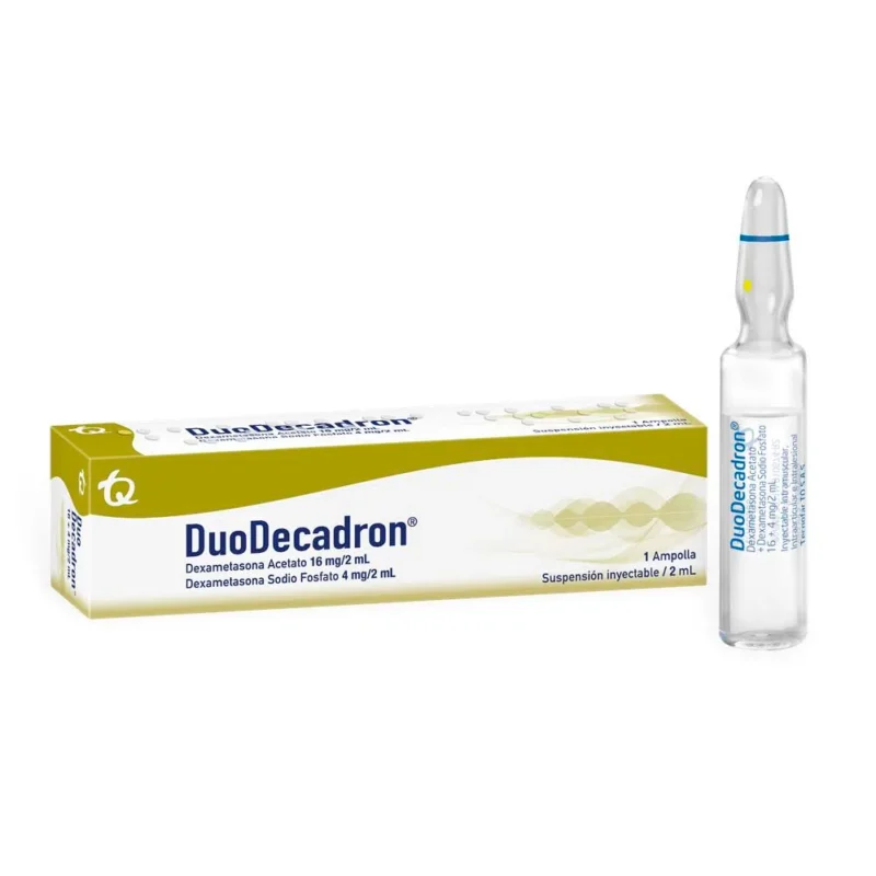 DUO DECADRON 16+4 MG (TECNOQUIMICAS) AMP. X 2 ML