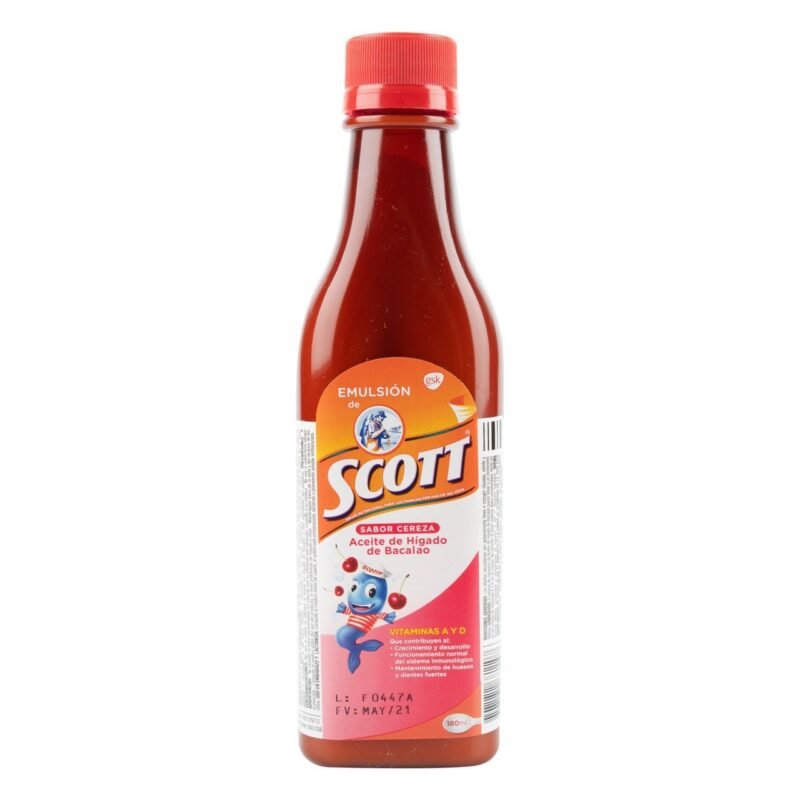 EMULSION SCOTT CEREZA FRASCO X 180 ML (HALEON)