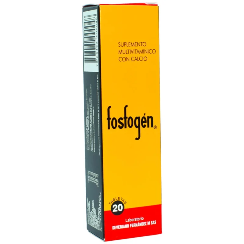 FOSFOGEN CAJA X 20 TABLETAS (SEVERIANO FERNANDEZ)