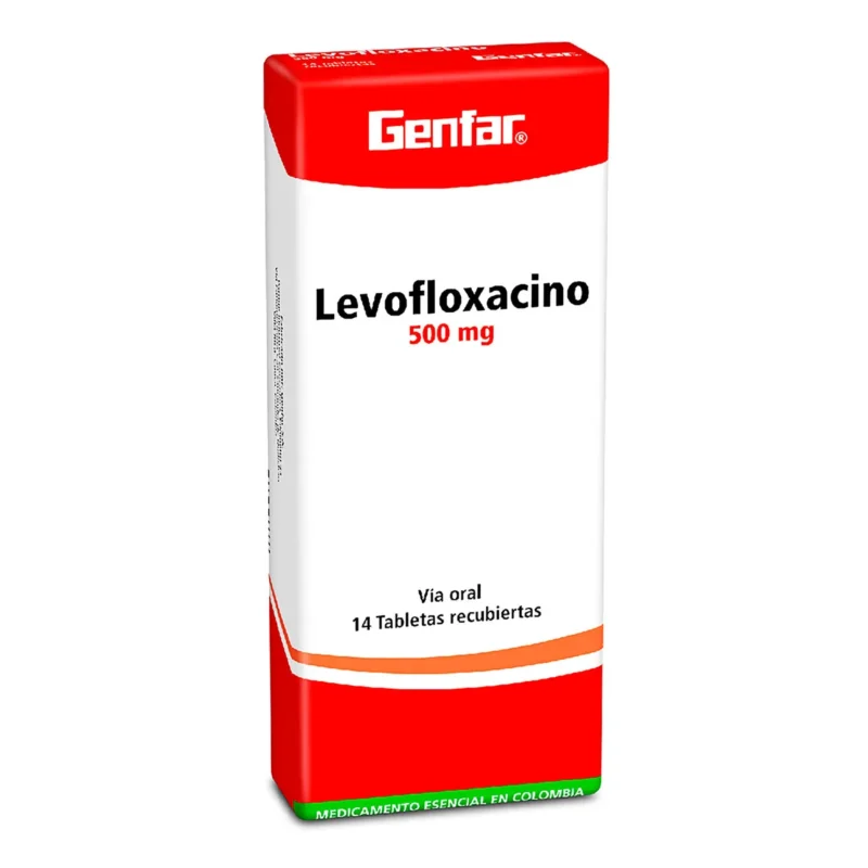 LEVOFLOXACINO 500 MG (GENFAR) CAJA X 14 TABLETAS