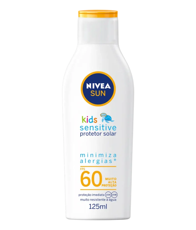 NIVEA SUN BLOQUEA KIDS PURE SENSIT FPS 60 BDF X 125 ML