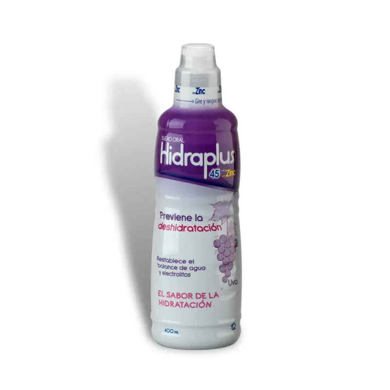 HIDRAPLUS 45 CON ZINC UVA FRASCO X 400 ML (TECNOQUIMICAS)