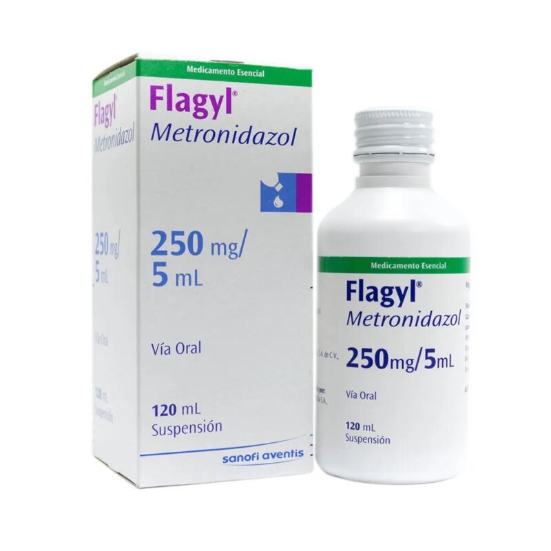 FLAGYL 250 MG SUSPENSION FRASCO  X 120 ML (SANOFI)