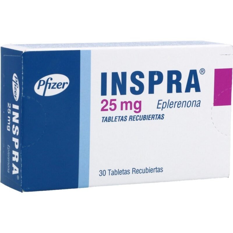 INSPRA 25 MG CAJA X 30 TABLETAS (PFIZER)