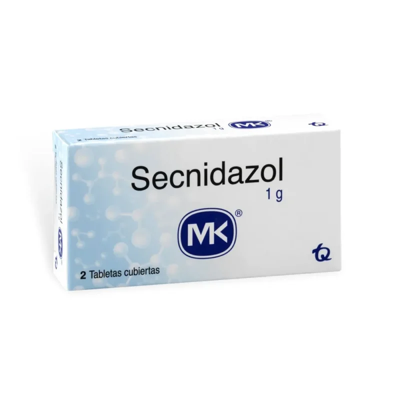 SECNIDAZOL 1 MG CAJA X 2 TABLETAS (MK)
