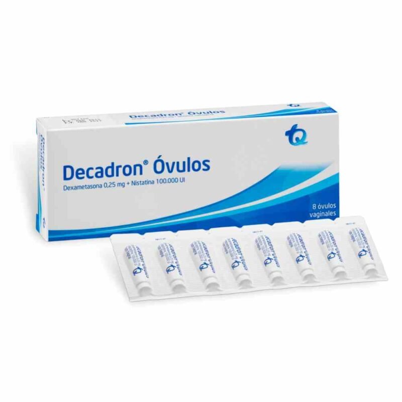 DECADRON NISTATINA CAJA X 8 OVULOS (TECNOQUIMICAS)