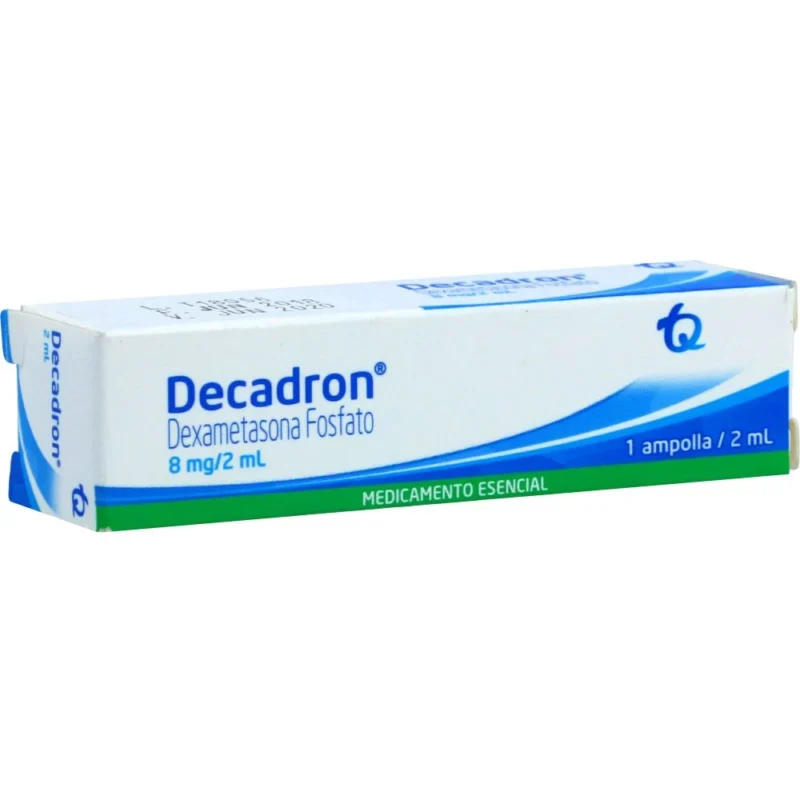 DECADRON 8 MG CAJA X 1 AMPOLLA 2 ML (TECNOQUIMICAS)