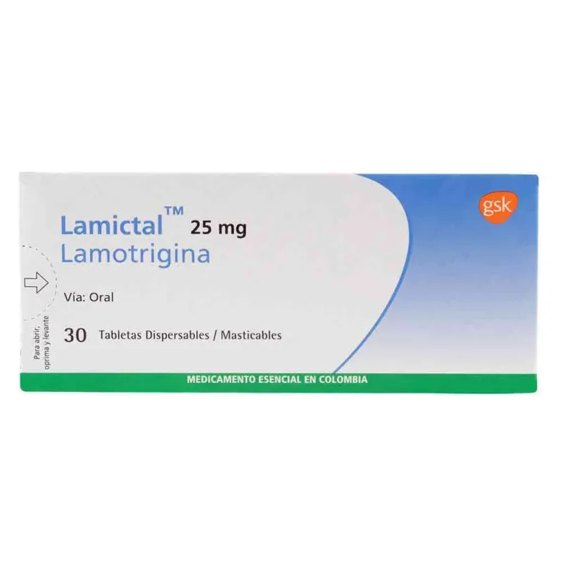 LAMICTAL 25 MG CAJA X 30 TABLETAS (GLAXO)
