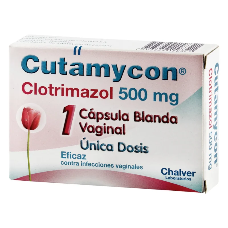 CUTAMYCON 500 MG VAGINAL CAJA X 1 CAPSULA (CHALVER)