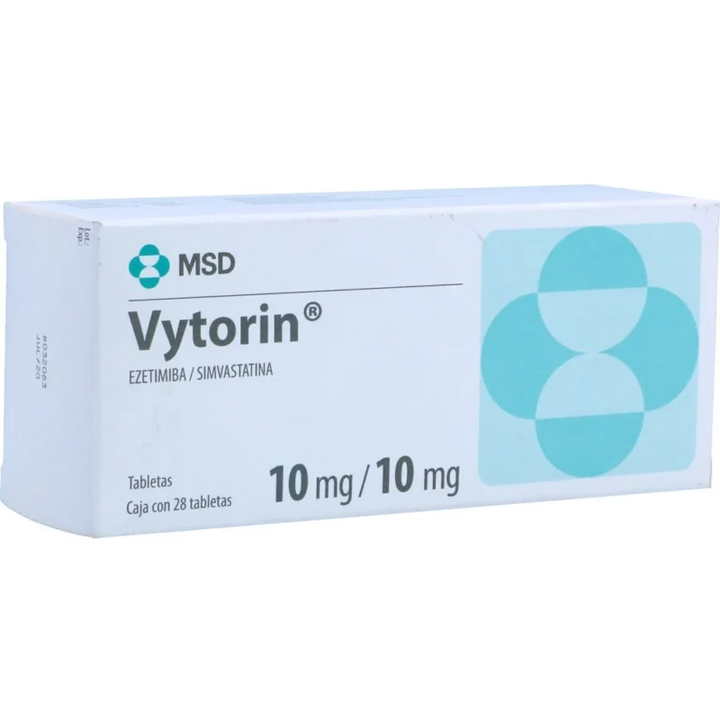 VYTORIN 10/10 MG CAJA X 28 COMPRIMIDOS (M SHARP)