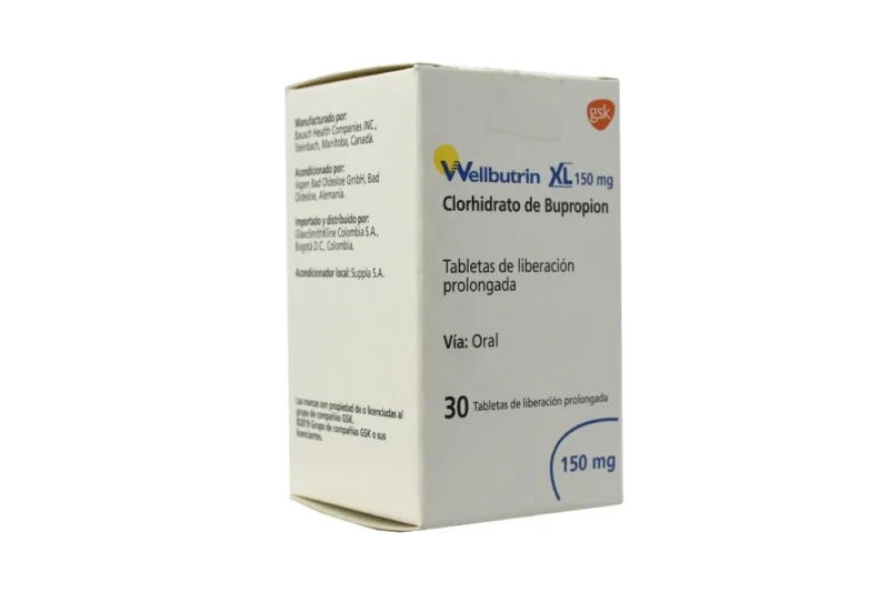 WELLBUTRIN XL 150 MG FRASCO X 30 TABLETAS (GLAXO)