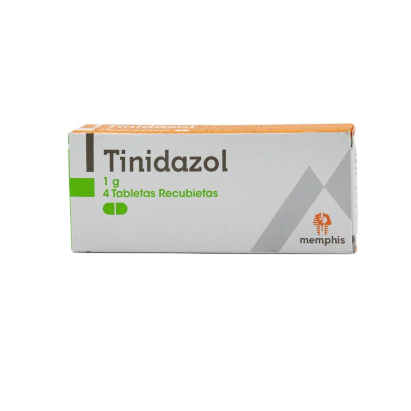TINIDAZOL 1 GR CAJA X 4 TABLETAS (MEMPHIS)