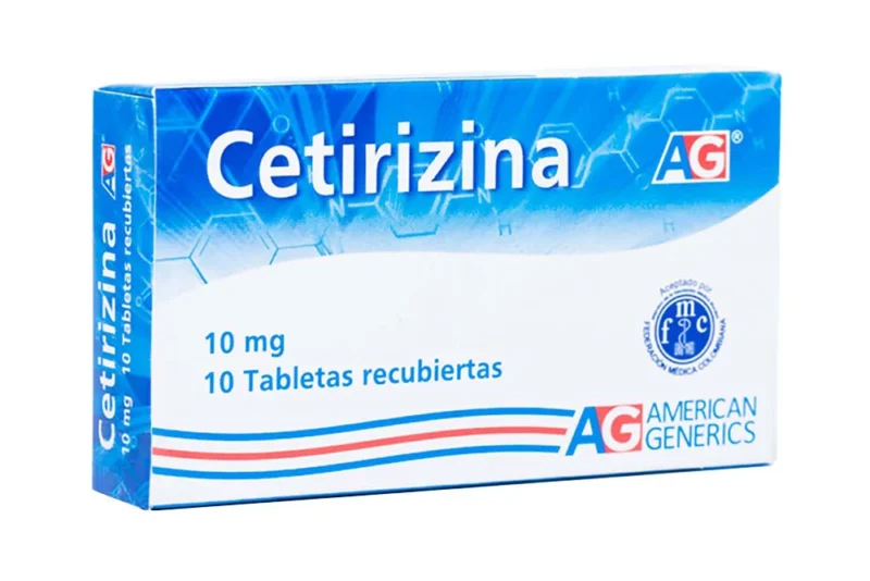 CETIRIZINA 10 MG CAJA X 10 TABLETAS (PAULY)