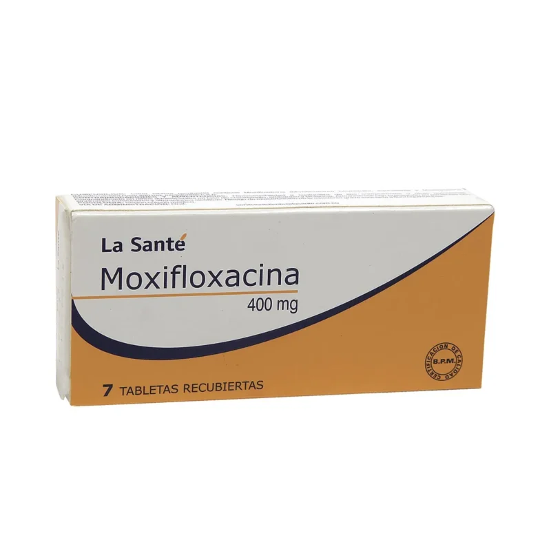 MOXIFLOXACINA 400 MG (LA SANTE)  X 7 TABLETAS