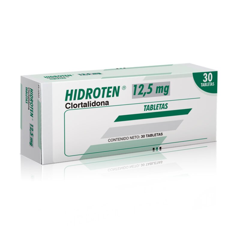 HIDROTEN 12.5 MG CAJA  X 30 TABLETAS (GRUPO FARMA)