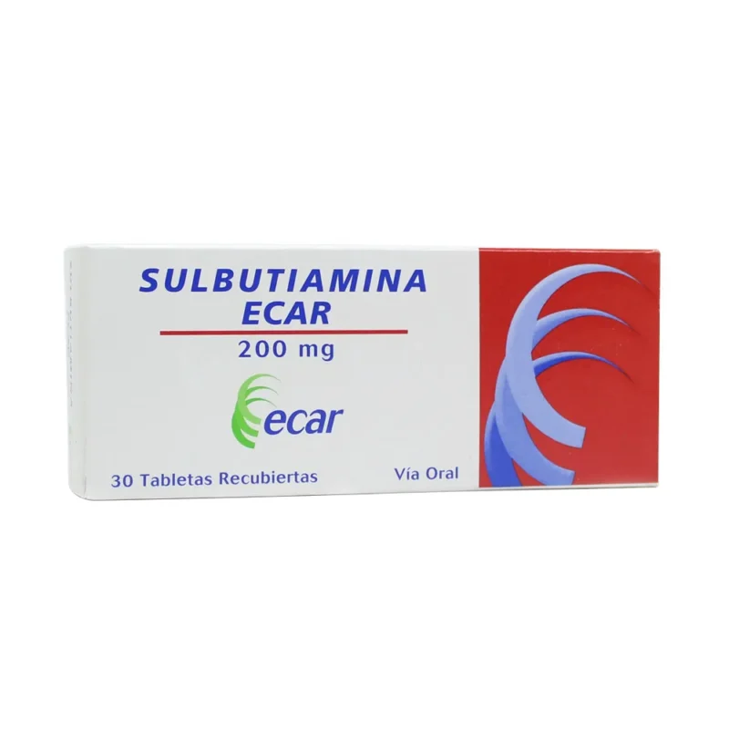 SULBUTIAMINA 200 MG CAJA X 30 TABLETAS (ECAR)