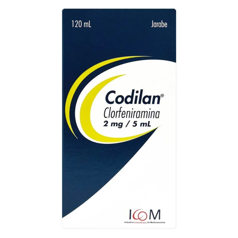 CODILAN JARABE CLORFENIRAMINA FRASCO X 120 ML(ICOM PHARMA)
