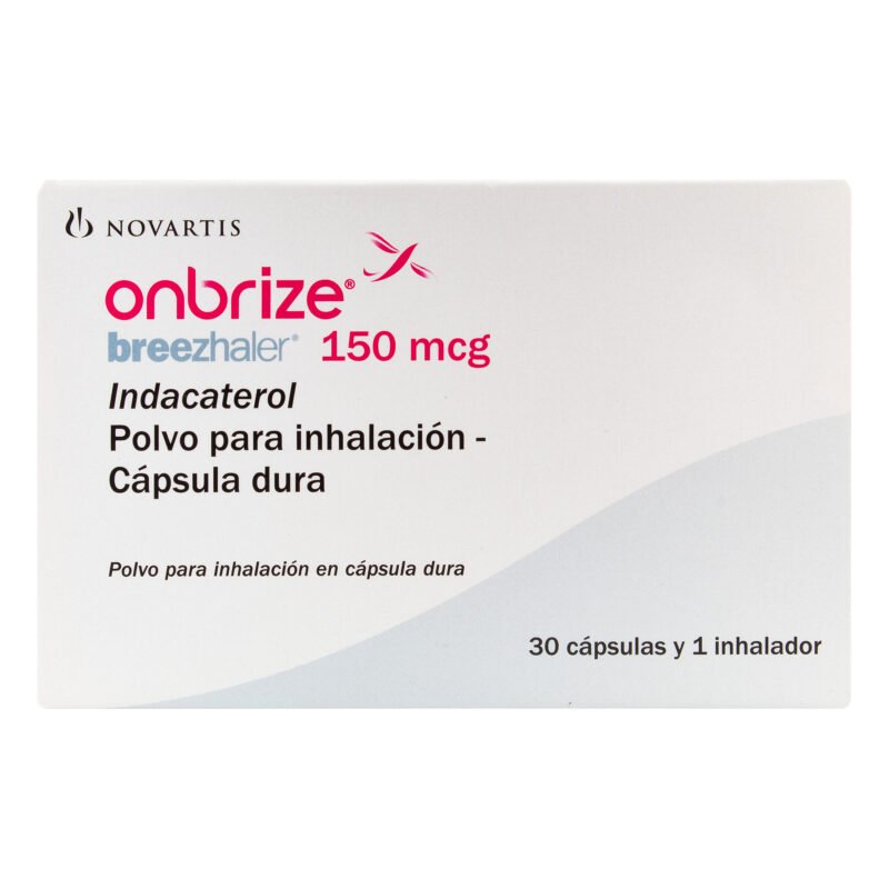 ONBRIZE BREEZHALER INDACATEROLCAJA  X 30 CAPSULAS(NOVARTIS)