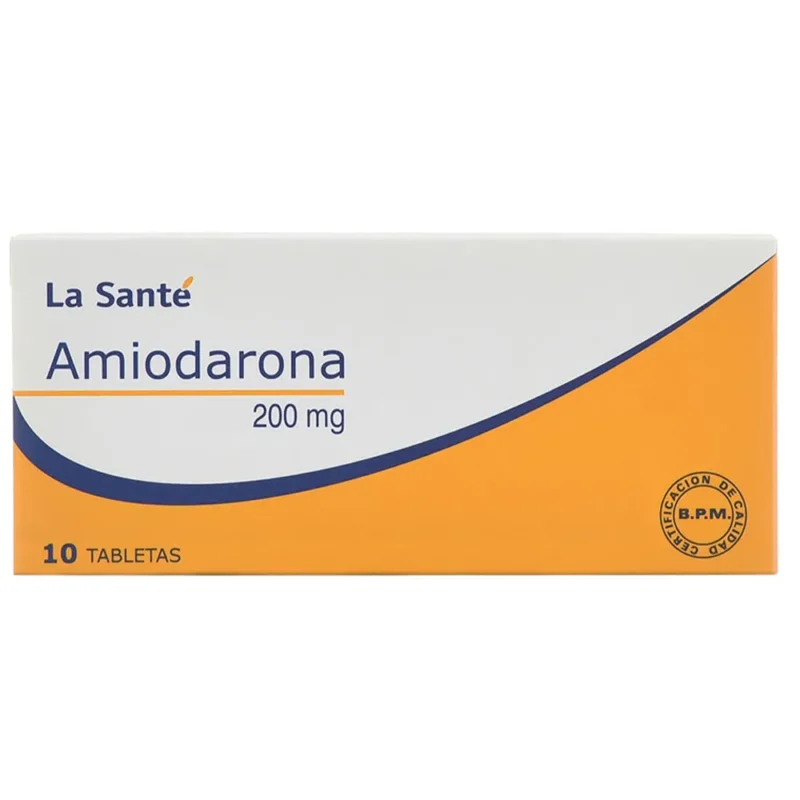 AMIODARONA 200 MG CAJA X 10 TABLETAS (LA SANTE)