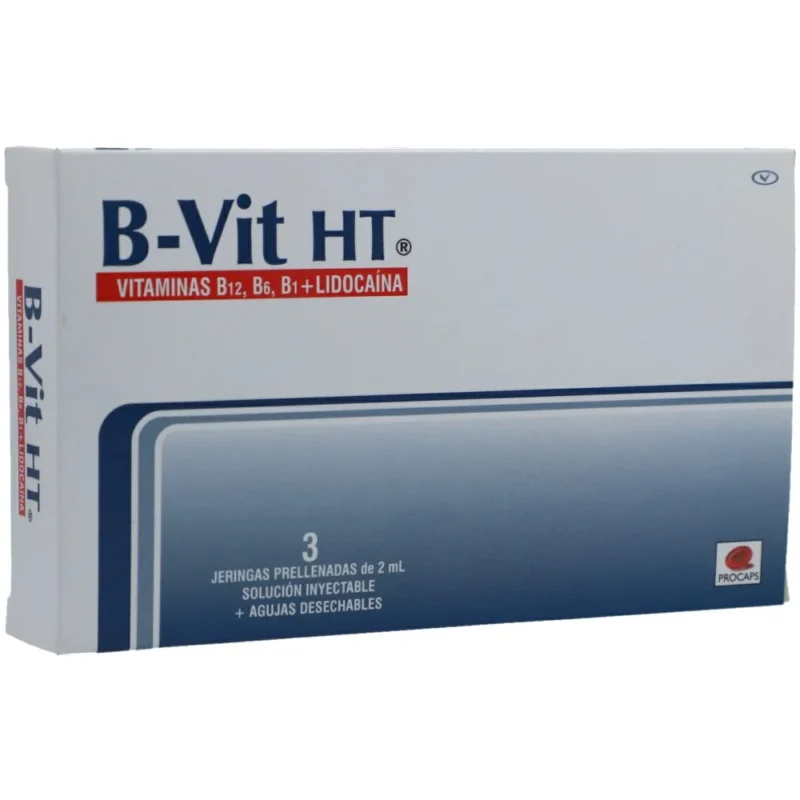 B VIT HT JERINGA PRELLENADA CAJA X 3 AMPOLLAS 2ML (PROCAPS)