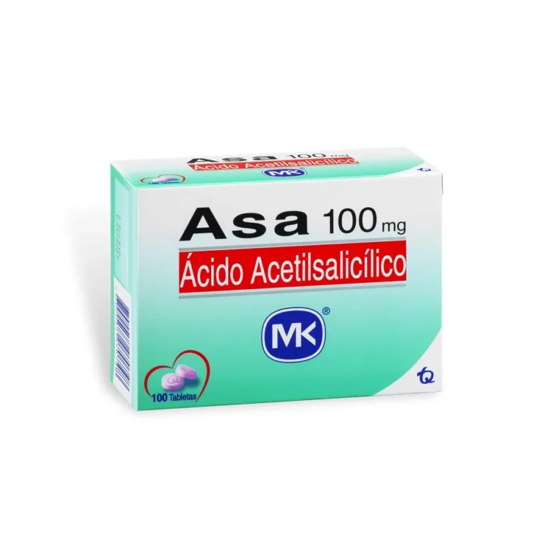 ASA 100 MG CAJA X 100 TABLETAS (MK)