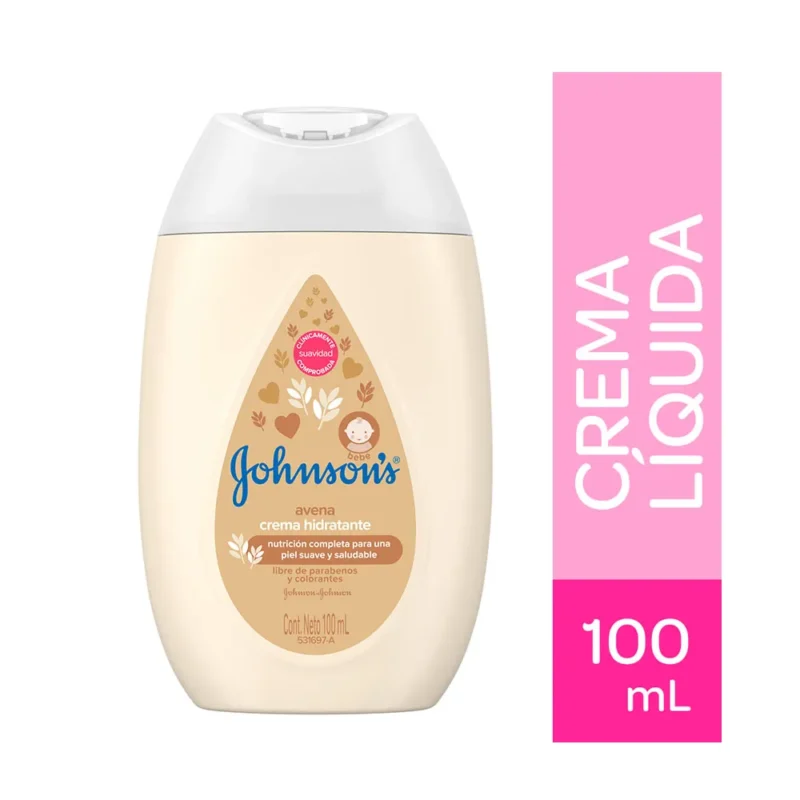 CREMA LIQUIDA AVENA NATURAL FRASCO X 100 ML (JOHNSON)
