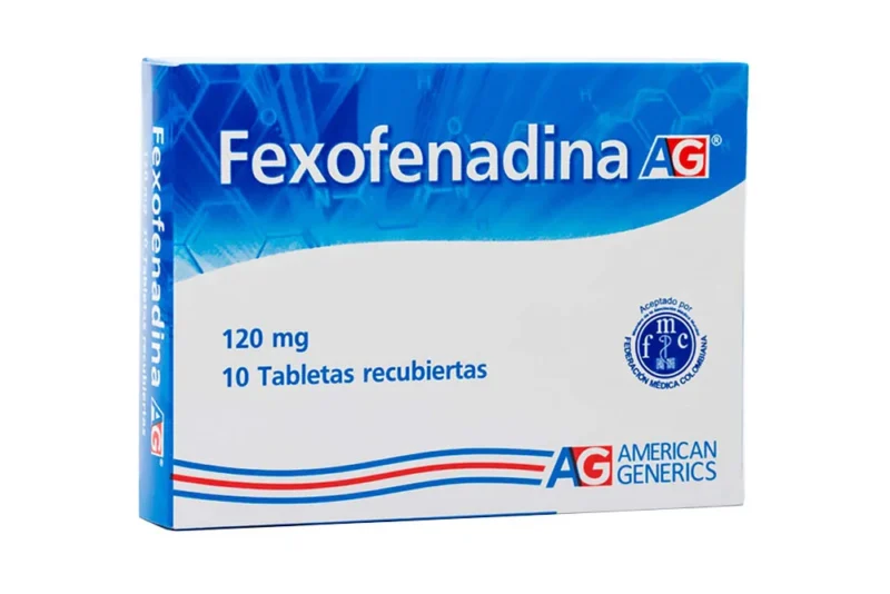 FEXOFENADINA 120 MG CAJA  X 10 TABLETAS  (PAULY)