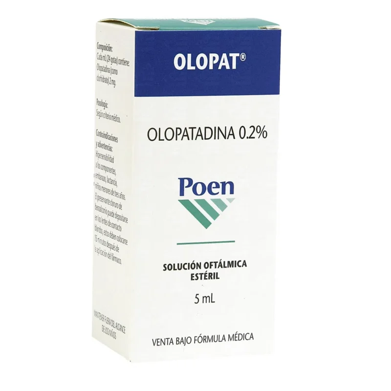 OLOPAT 0.2% SOLUCION OFTALMICA FRASCO X 5 ML  (MEGALABS) (POEN)