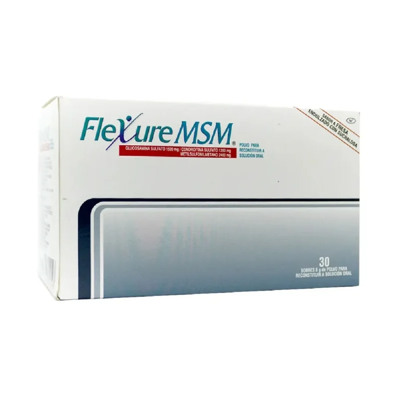 FLEXURE MSM FRESA CAJA X 30 SOBRES (PROCAPS)