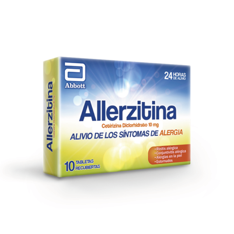 ALLERZITINA 10 MG CAJA X 10 TABLETAS  (ABBOTT LAFRANCOL)