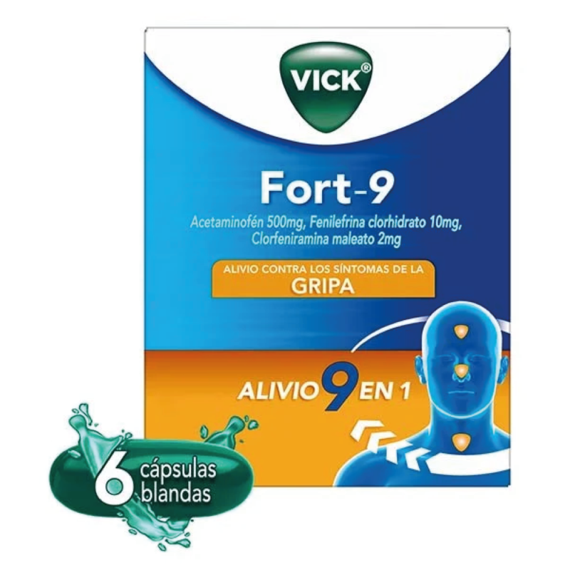 VICK FORT-9 DISPENSADOR 6 CAPSULAS (PROCTER)